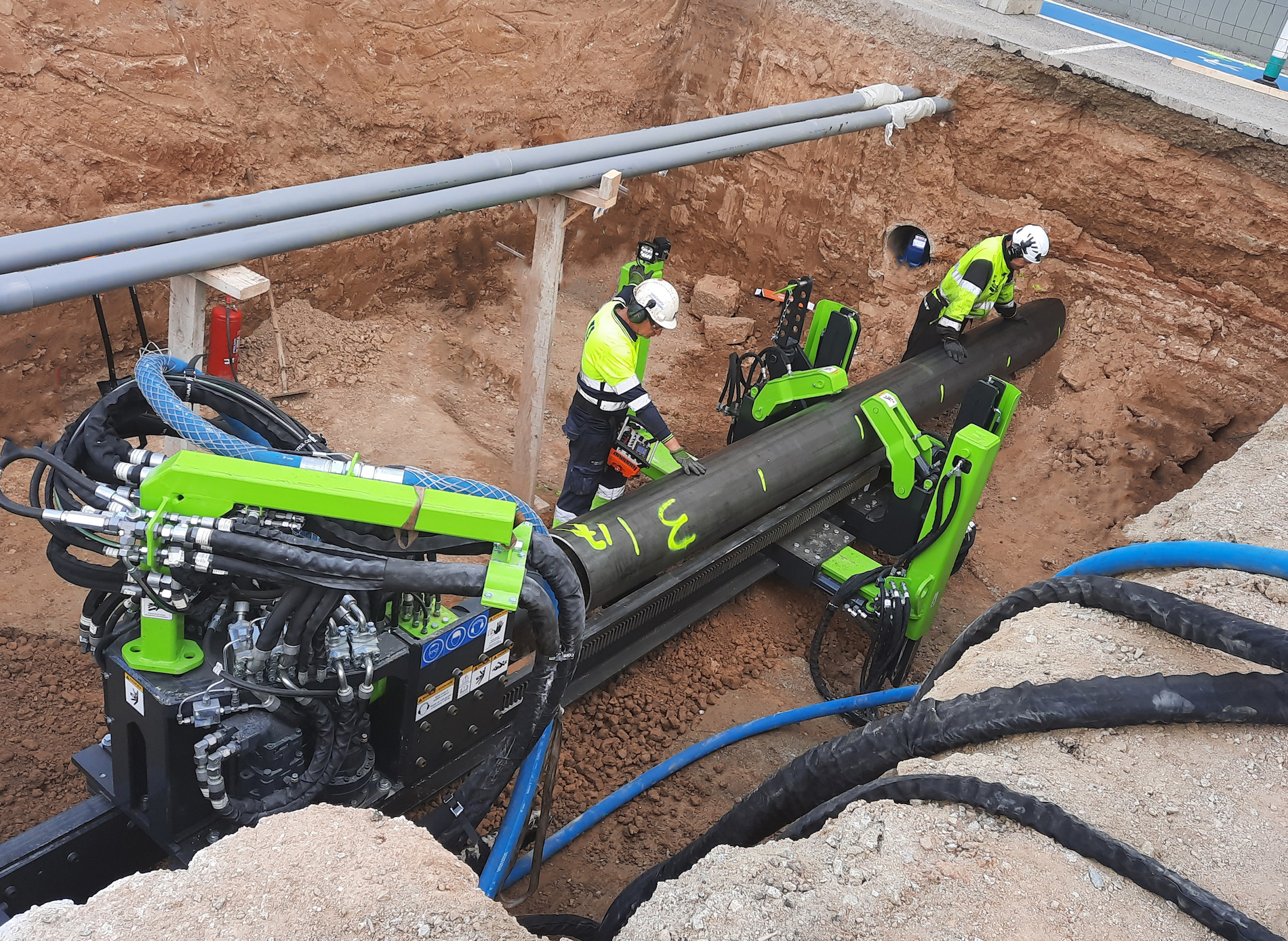 Serveis de drenatge pluvials edifici industrial