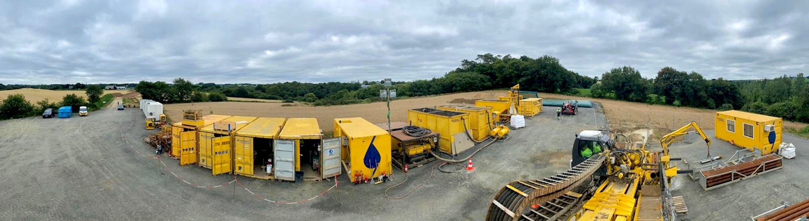 Creuament per la Instal·lació d’una canonada de Ø16” per a servei de gas en La Bretagne (França)