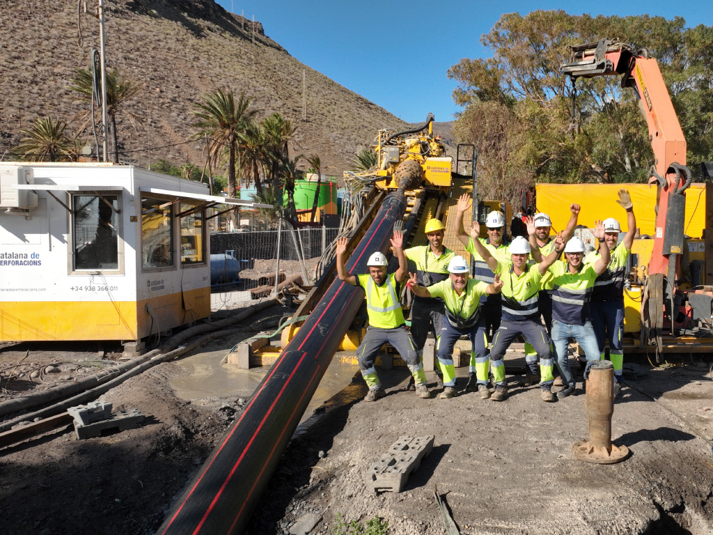 Stromverbindung Teneriffa-La Gomera | Catalana de Perforacions HDD- und Horizontal-Hammer-Boring-Arbeiten für die Stromverbindung Teneriffa-La Gomera.