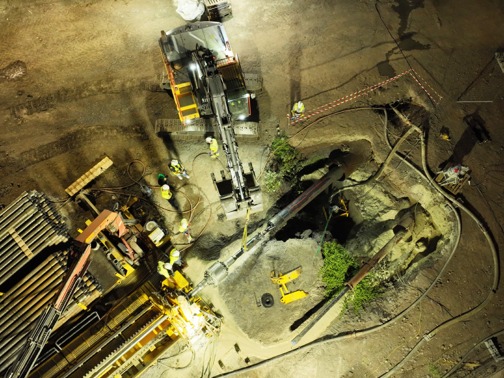 Interconnexion électrique Tenerife-La Gomera | Catalana de Perforacions Interconnexion électrique Tenerife-La Gomera par Forage Horizontal Dirigé (HDD) et Horizontal Hammer Boring (HHB)