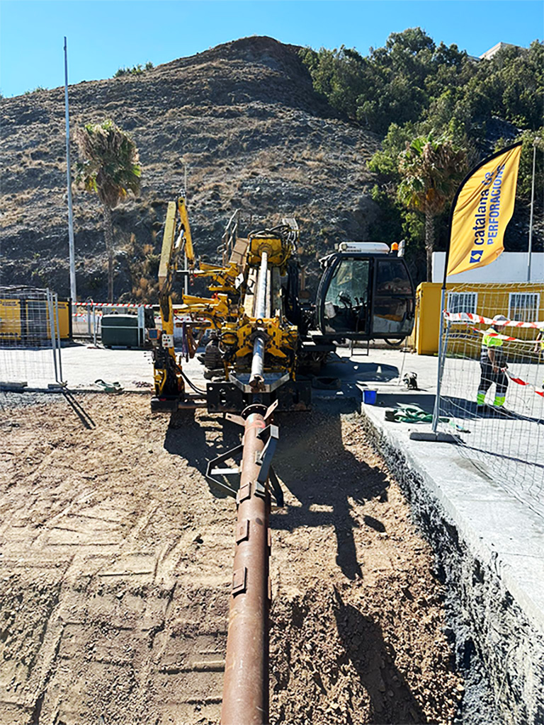 Interconnexió elèctrica Península-Ceuta mitjançant HDD. Perforació Horitzontal Dirigida per a la interconnexió elèctrica entre la Península i Ceuta.