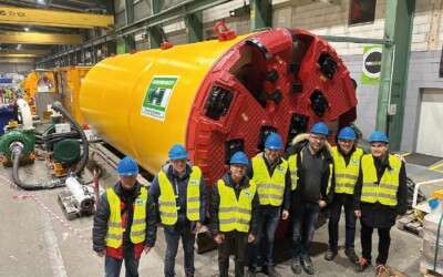 Incorporació Primera Microtuneladora | CATALANA DE PERFORACIONS